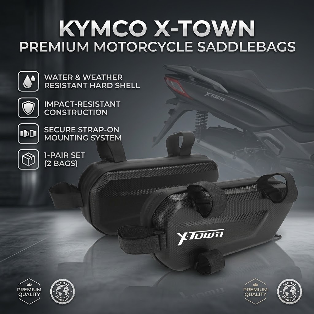 Motorcycle Gear Logo - 360 ° Sac de moto imperméable