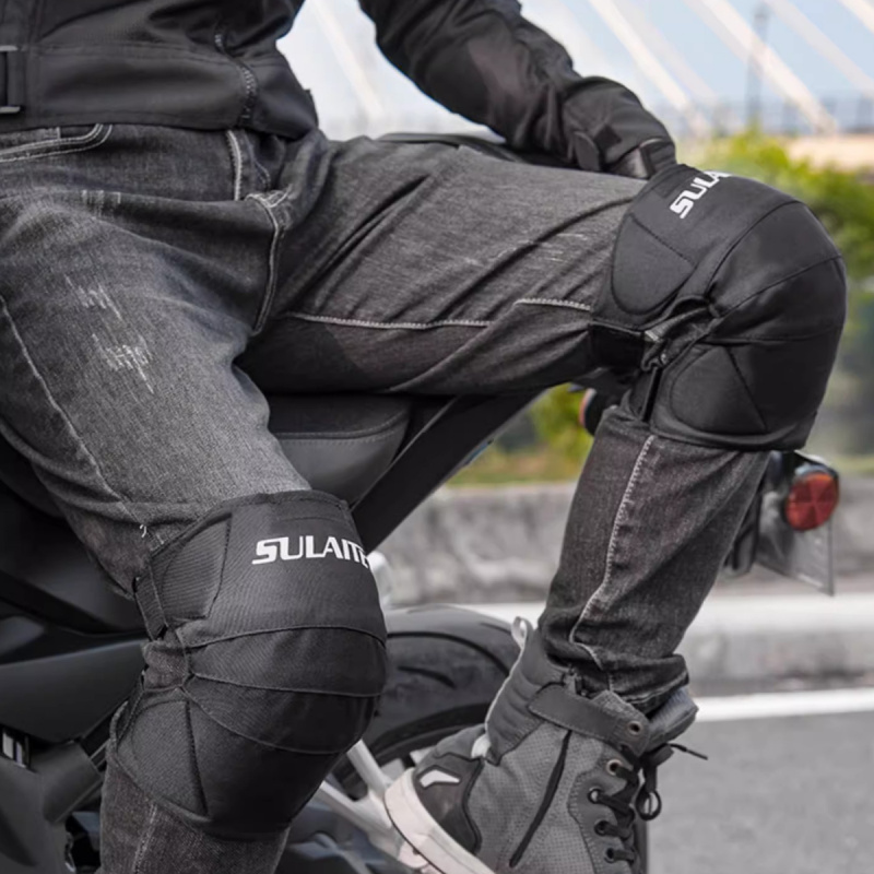 Motorcycle Gear Slipping - Genouillères respirantes unisexes pour Moto et