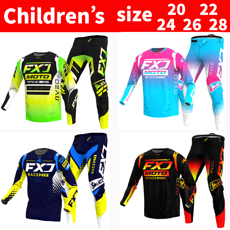 Motorcycle Gear Youth - FXJ Maillot et pantalon de motocross