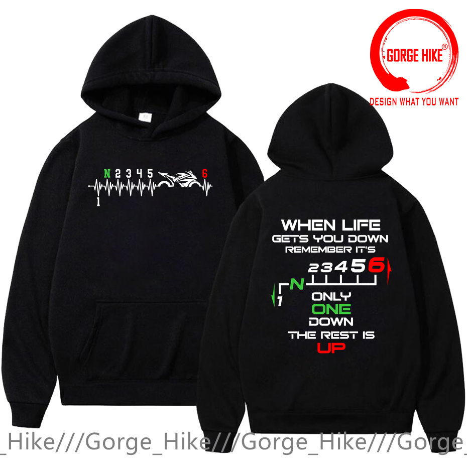 1N23456 Sweat-shirts à capuche - Motorcycle Gear Up Down avis et prix