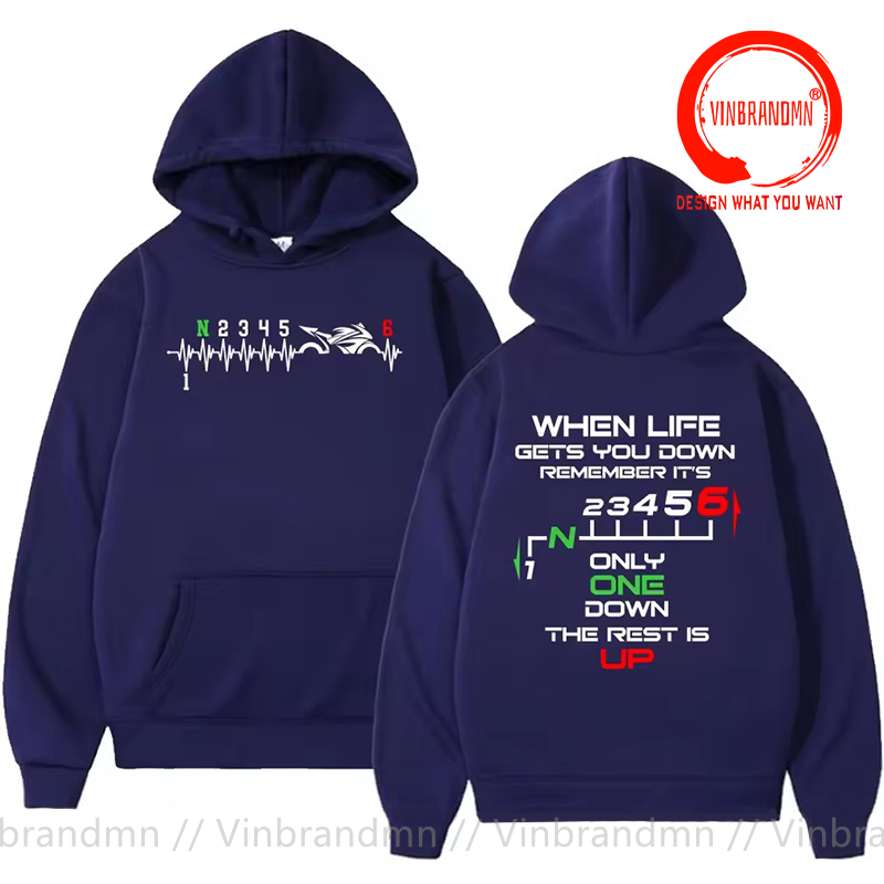 1N23456 Sweatshirts et Hoodies - Motorcycle Gear Up Down avis et prix