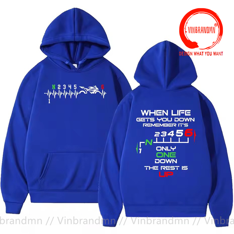 1N23456 Sweatshirts et Hoodies - Motorcycle Gear Up Down avis et prix