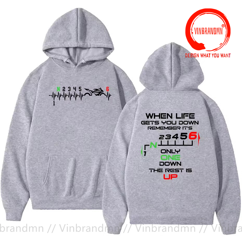 1N23456 Sweatshirts et Hoodies - Motorcycle Gear Up Down avis et prix