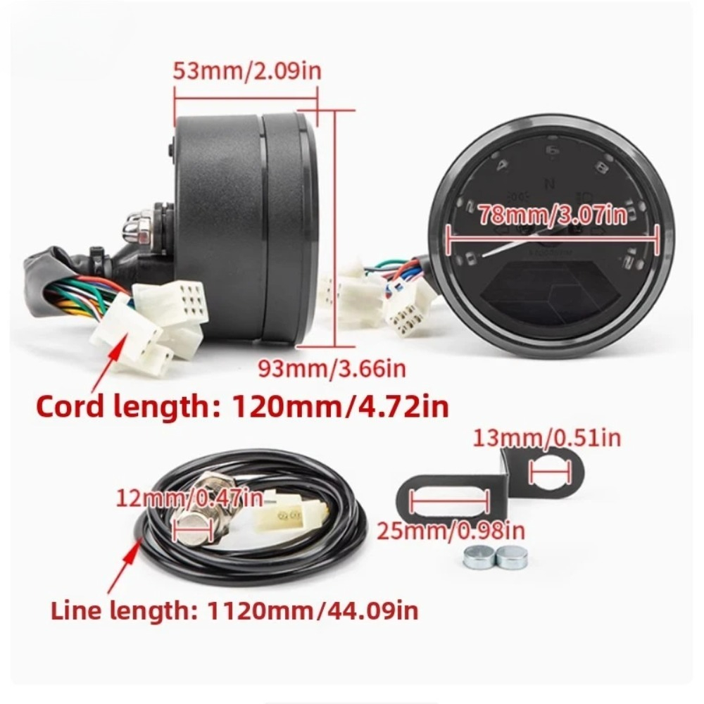 Compteur de vitesse universel  - Motorcycle Gear Honda avis et prix